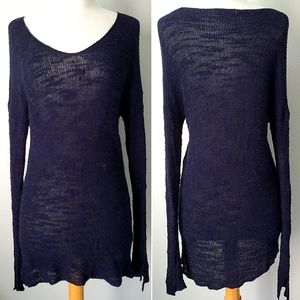 Zara Knit Open Thread Sweater Tunic